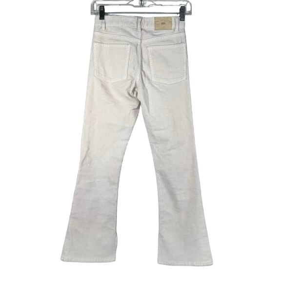 Zara High Rise Flat Front Corduroy Pants Girls 11-12 - Picture 2 of 13